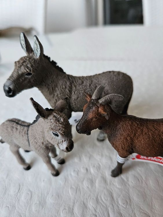 Schleich 13212 – Esel, Detailgetreues Spielzeugtier Für Kinder Und Sammler