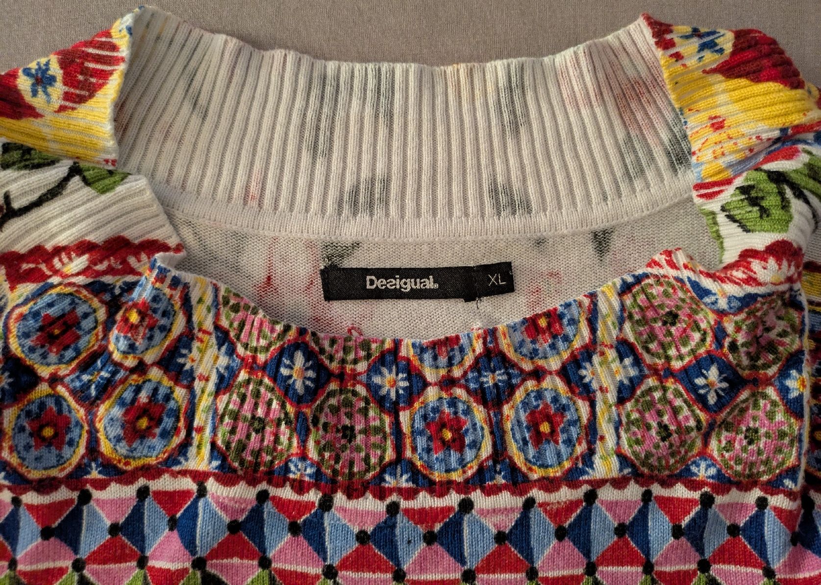 Desigual Maglioni & Felpe: Bunter Desigual Damenpullover, Gr. XL – Nuovo (secondo la descrizione) da Sursee venduto da Aniri 1