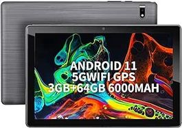 Android Tablet 10,1 IPS HD-Bildschirm 5G WLAN 64 GB ROM