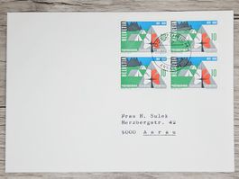 CL02 Enveloppe + Timbre Suisse 1969