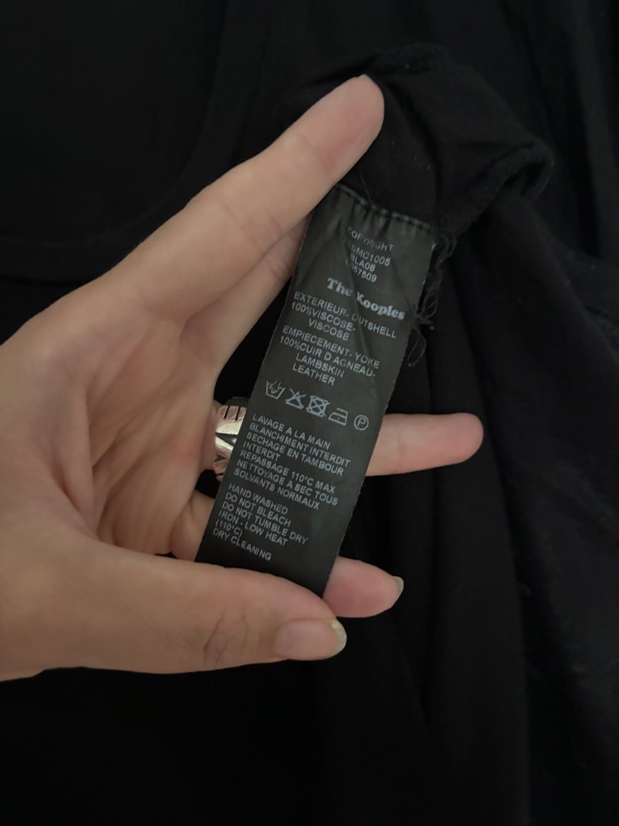Kooples T-shirt: Rock Chic Tshirt The Kooples Laced Leather – Usato da Horgen venduto da User8810 2