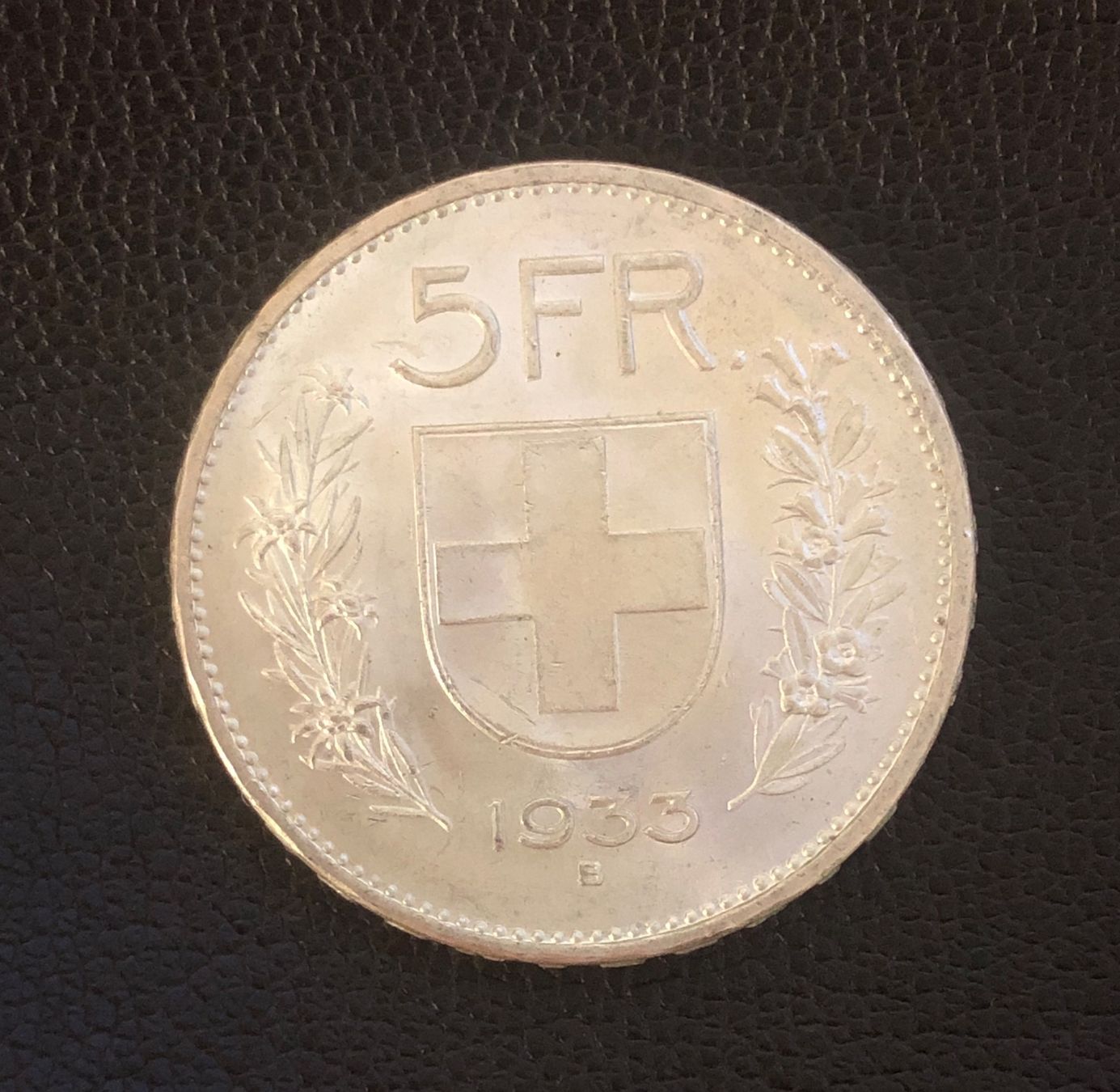 Tutti le monete: 5 FRS 1933 UNZ ! – Nuovo (secondo la descrizione) da Courgenay venduto da Kolfree