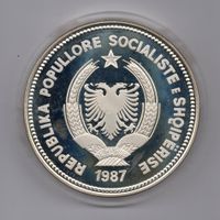(1422) Albania, 50 Leke, Venezianischer Turm, 1987, 5 Unzen