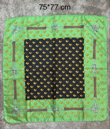 Foulard Vintage 75x77 cm Polyester 