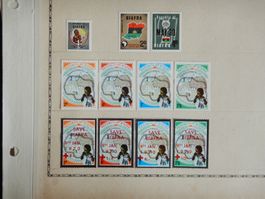 Länder Sammlung III auf uralten Vordruckseiten. Siehe Beschr