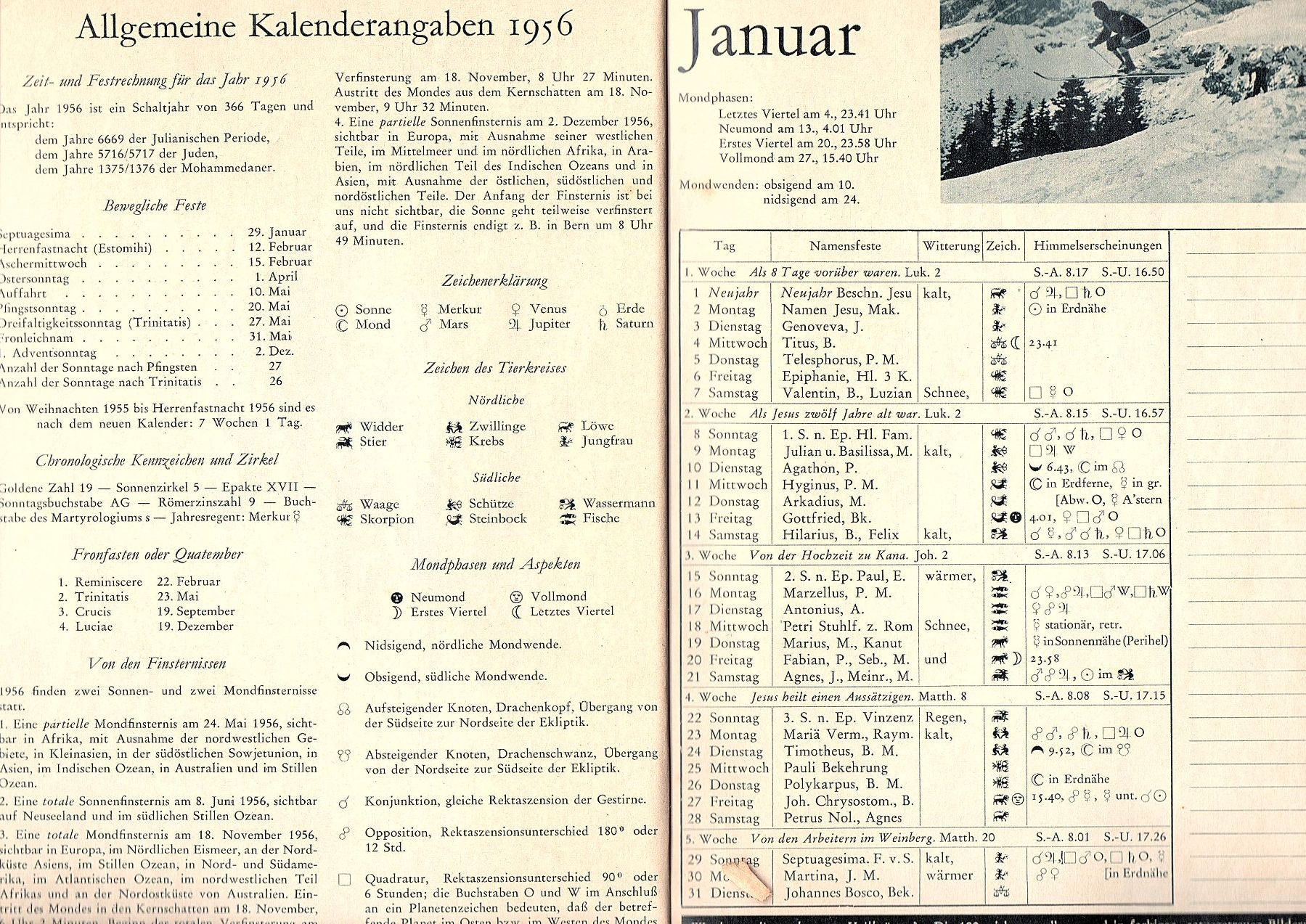 Kalender: Kalender Volkskalender 1956 – Gebraucht aus Mörschwil von aik_x8mc 3