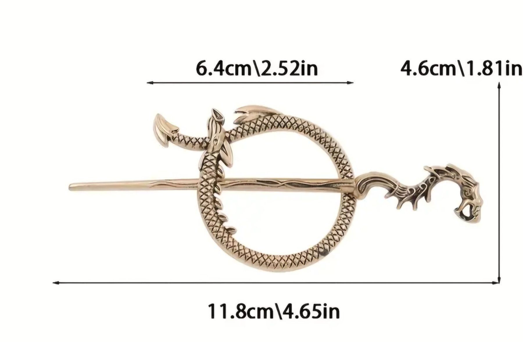 Accessori per capelli: NEU! Viking Haarnadel Drache keltisch – Nuovo e nell'imballaggio originale da Füllinsdorf venduto da Sunnebliemli7 1