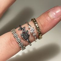Ringe diverse Grössen 4 stk Modeschmuck