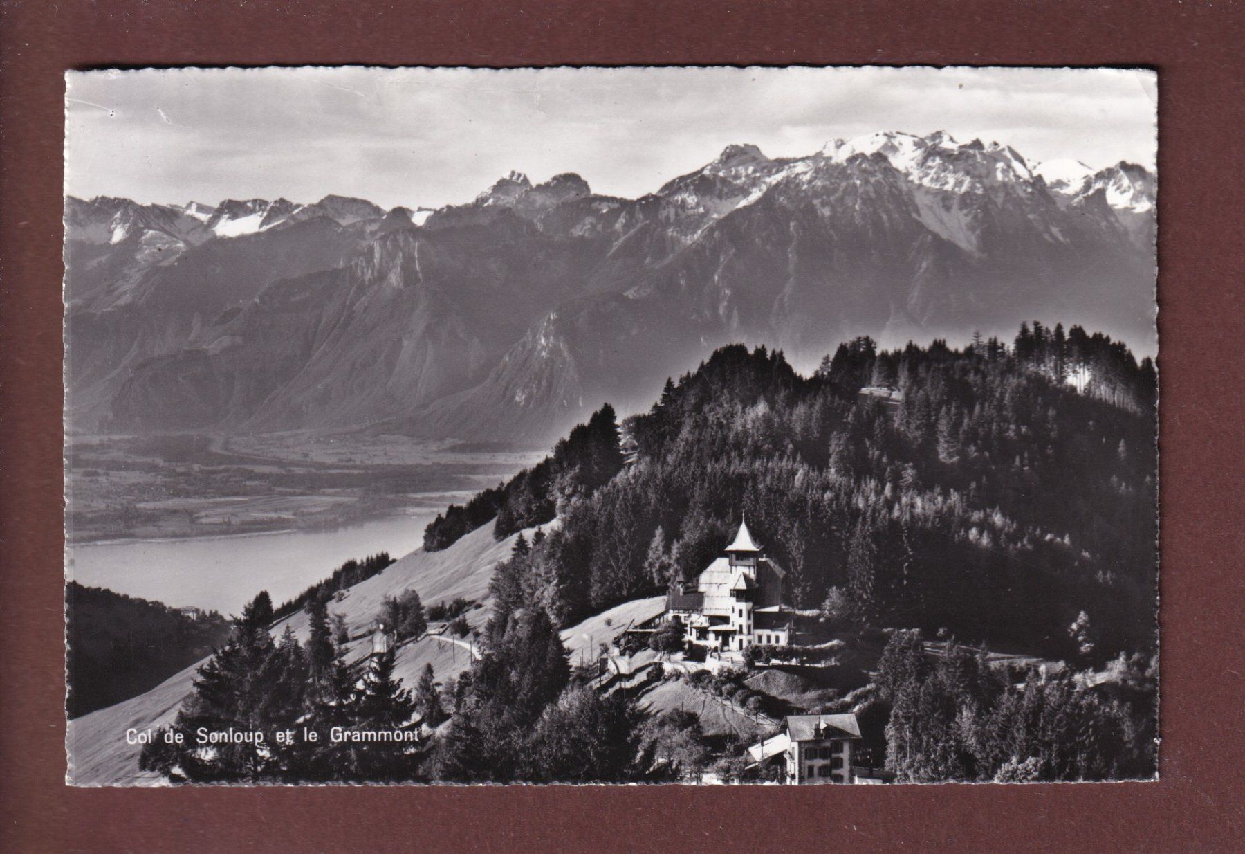 Cartoline postali: COL DE SONLOUP - Grammont – Usato da Pully venduto da nicecards