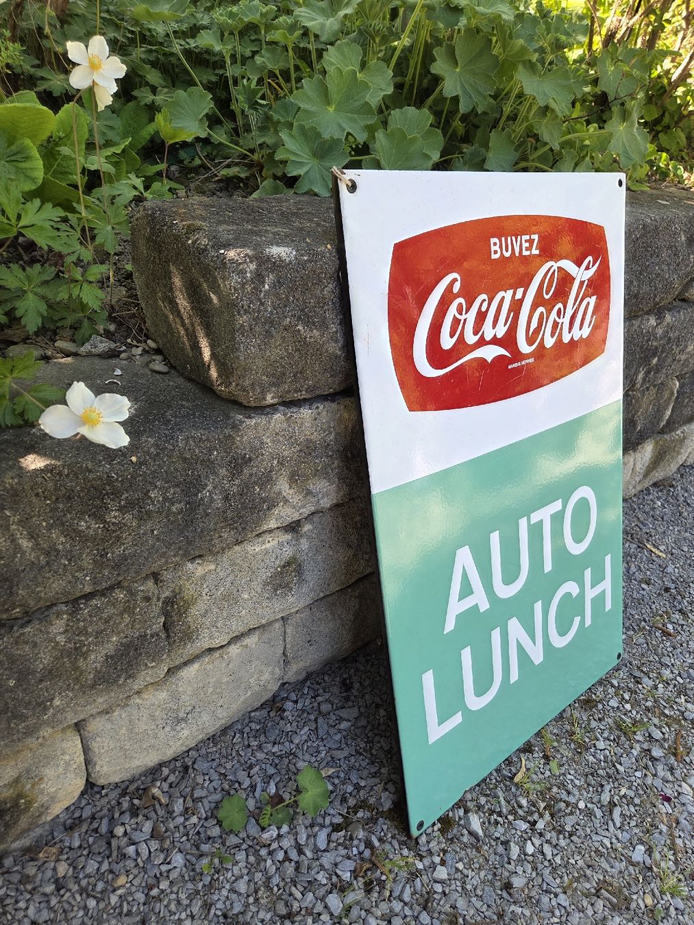 Coca-Cola Insegne: Coca Cola Emailschild Retro Antik – Usato da Uesslingen venduto da 1Atelier 1