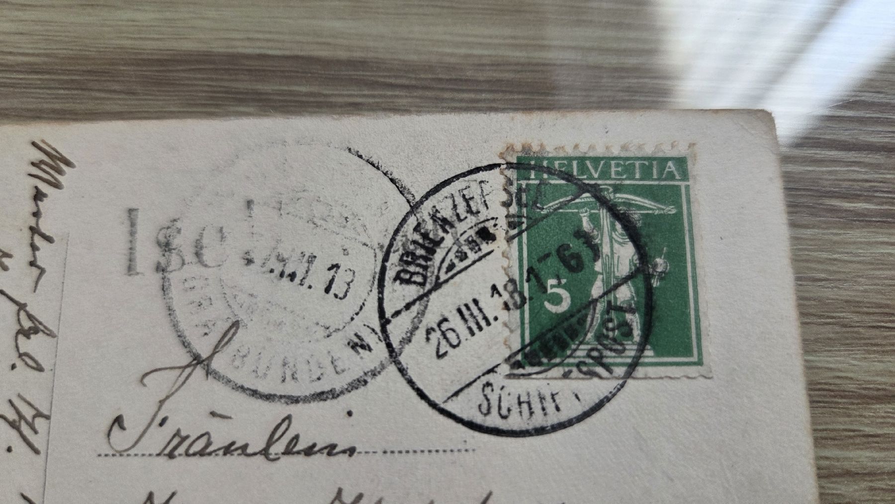 Alle Briefmarken: 1913 Schiffpost Brienzer-See mit Stabstempel Iseltwald – Gebraucht aus Arni AG von Moth68 1