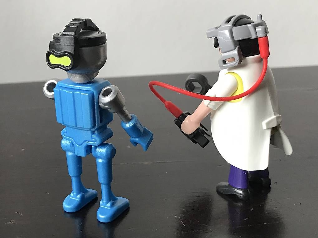 Giocattoli: Playmobil 6844 Scientist and Robot – Usato da Crassier venduto da CocoChill 1