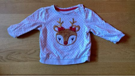Kinder Pullover Rentier-Motiv Top zustand Grösse 80