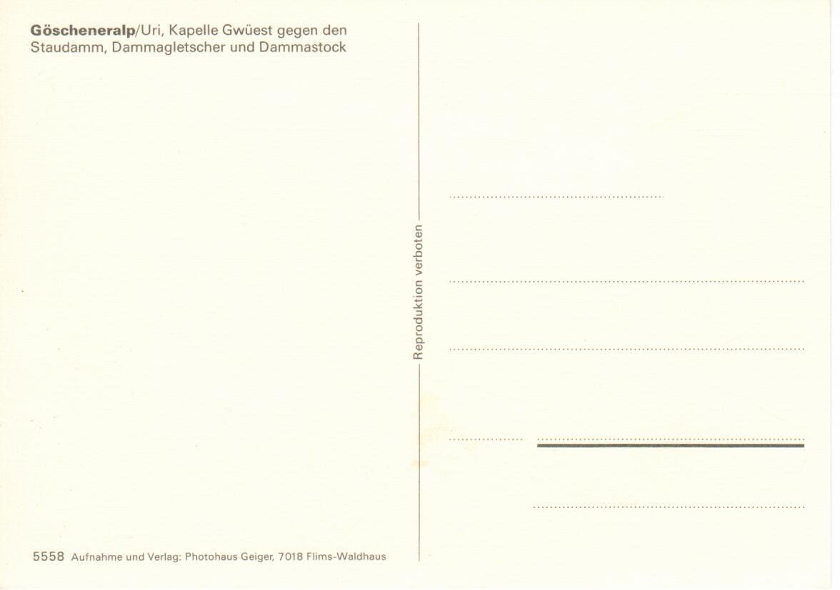 Cartoline postali: Göscheneralp – Usato da Wolhusen venduto da Curver9 1