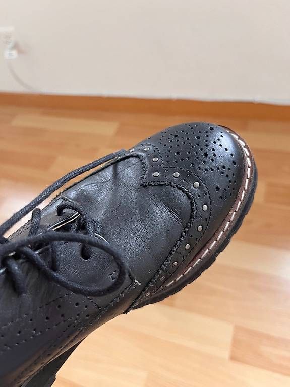 Scarpe da donna: Leder-Oxford-Schuhe, gr. 37 – Usato da Zürich venduto da den_2026 1