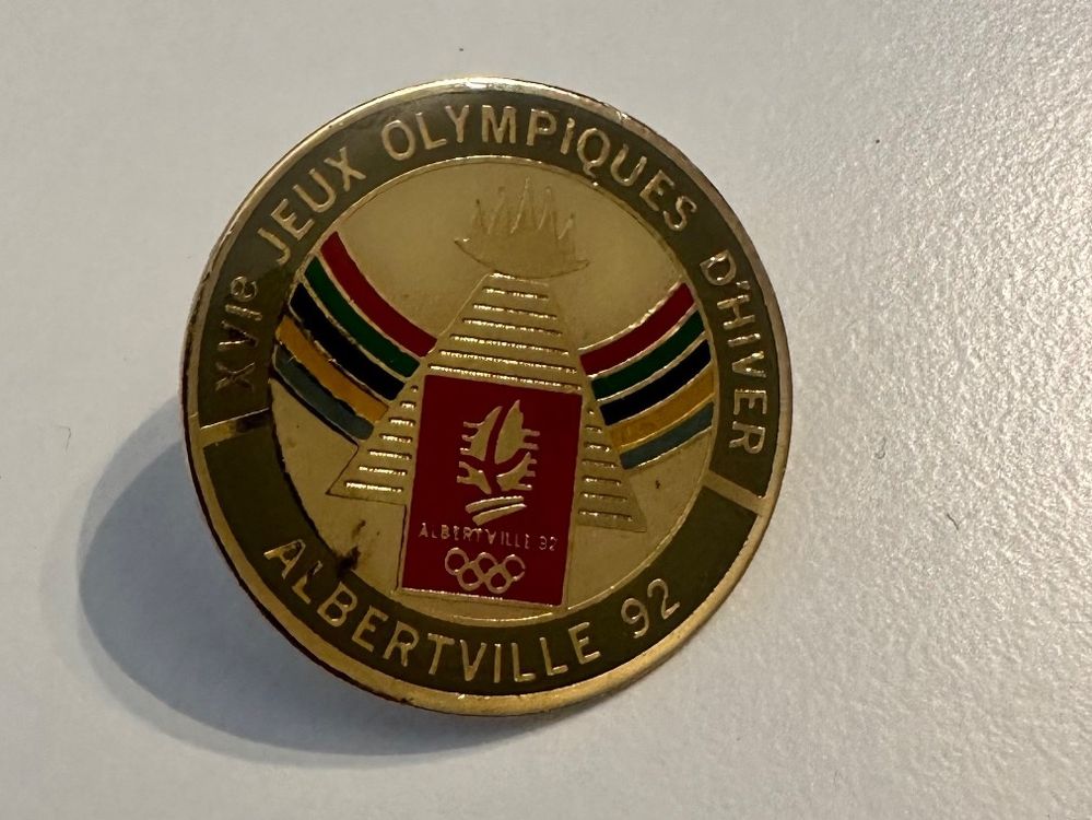 Olympia Albertville 1992 Pin + Kaufen auf Ricardo
