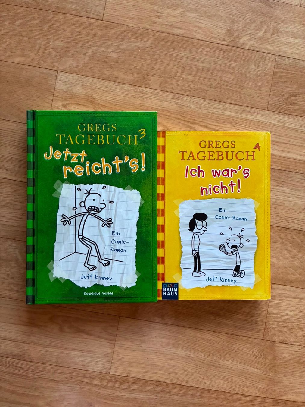 Libri: Gregs Tagebuch 3 & 4 Jeff Kinney Comic-Roman – Usato da Frauenfeld venduto da locito09 2