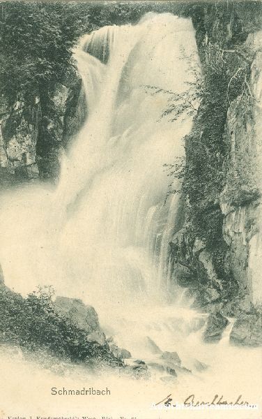 Cartoline postali: Lauterbrunnen - Schmadribach + 1905 – Usato da Emmenbrücke venduto da teestube
