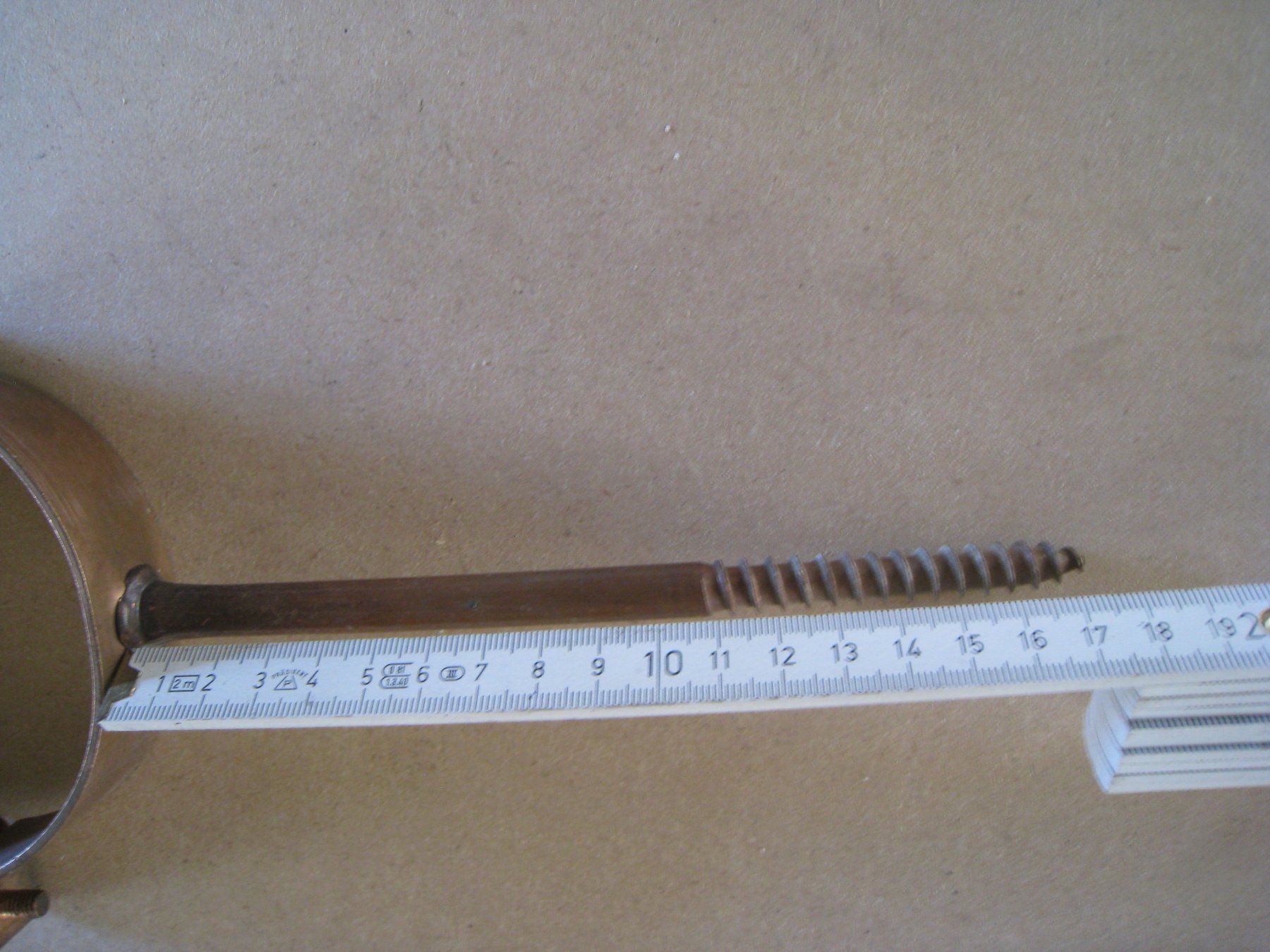 Sonstiges Baustoffe: Kupfer Rohrschellen Grösse 100 mm  mit Gewinde lang – Neu (gemäss Beschreibung) aus Appenzell Steinegg von Loba 3