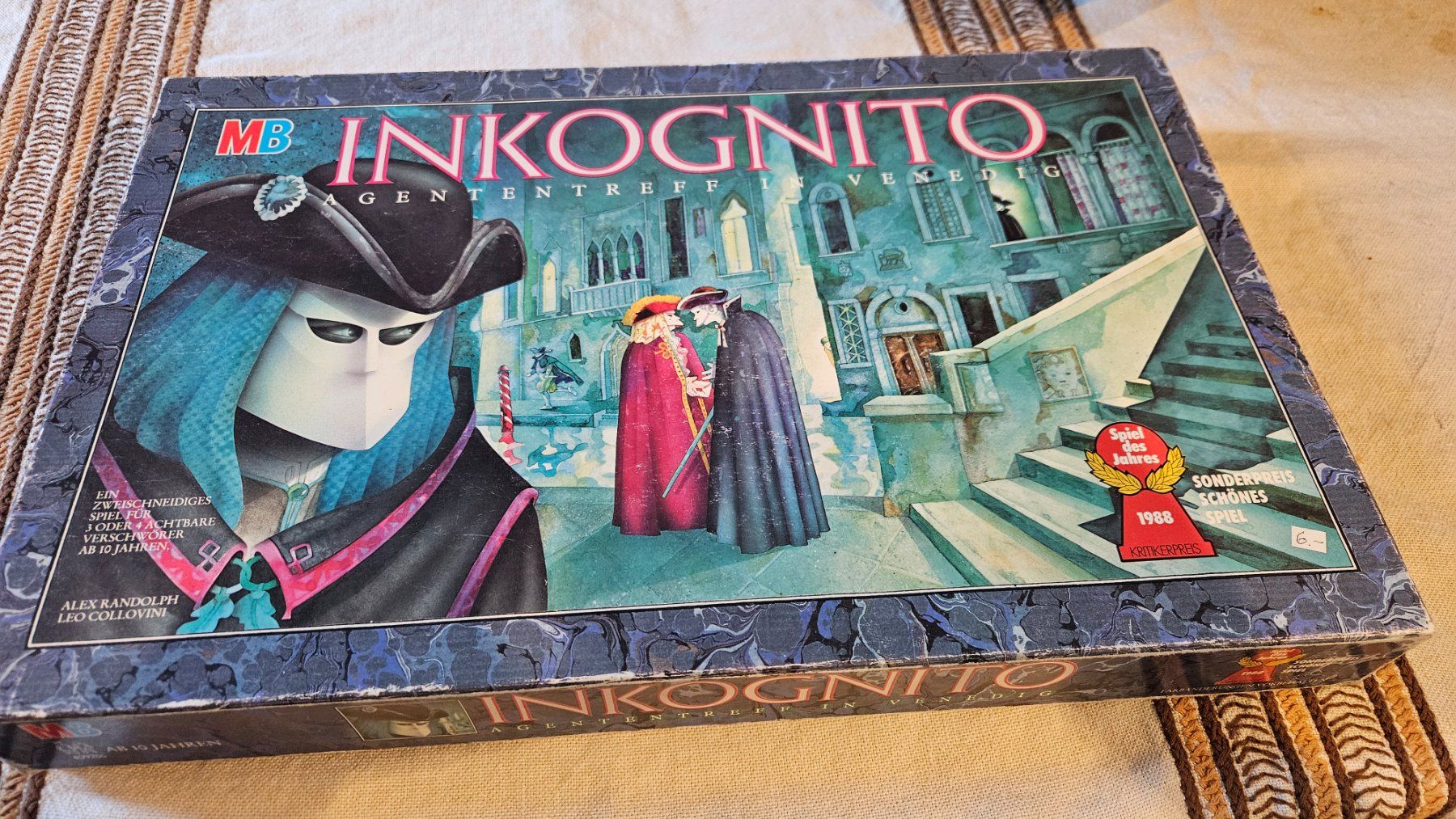 Giochi: Gioco da tavola MB Inkognito (DE) – Usato da Melano venduto da H-Sara