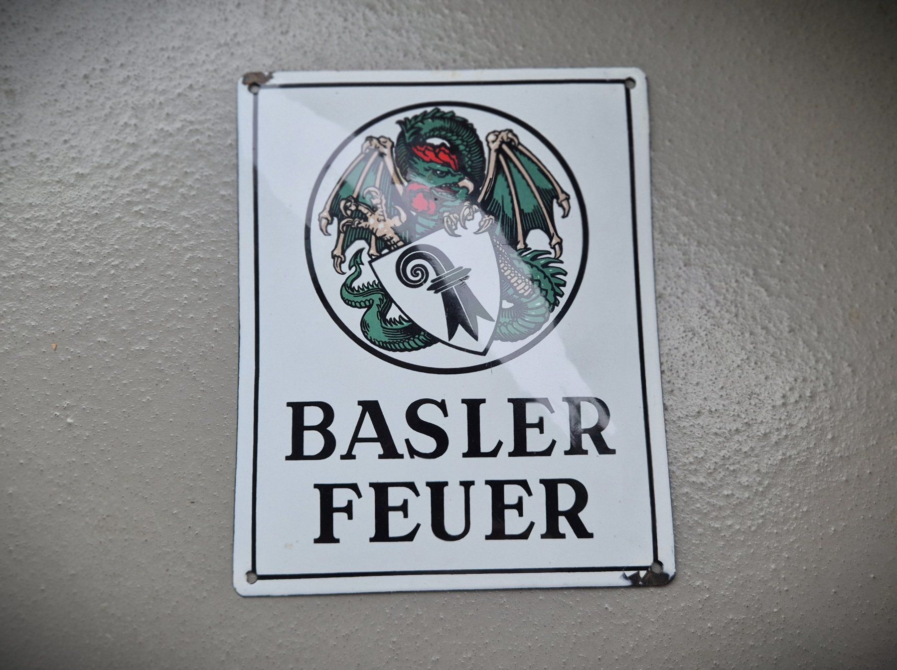 Insegne: BASLER FEUER – Usato da Zürich venduto da brinkosos 2
