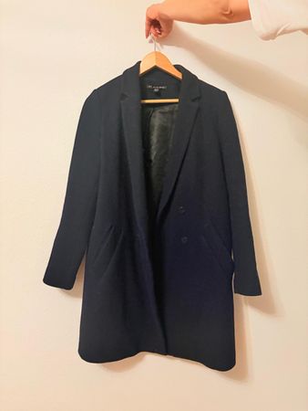 Dunkelblauer Mantel | Gr. L