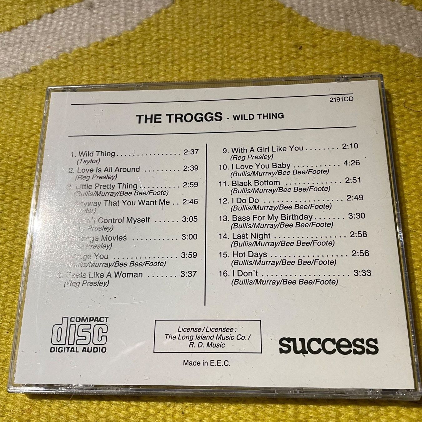 CD: THE TROGGS-WILD THING – Usato da Rorschacherberg venduto da CD-Roli 1