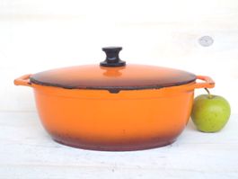 Von Roll Gusseisen Bräter Vintage Pfanne Topf Küche Kochen