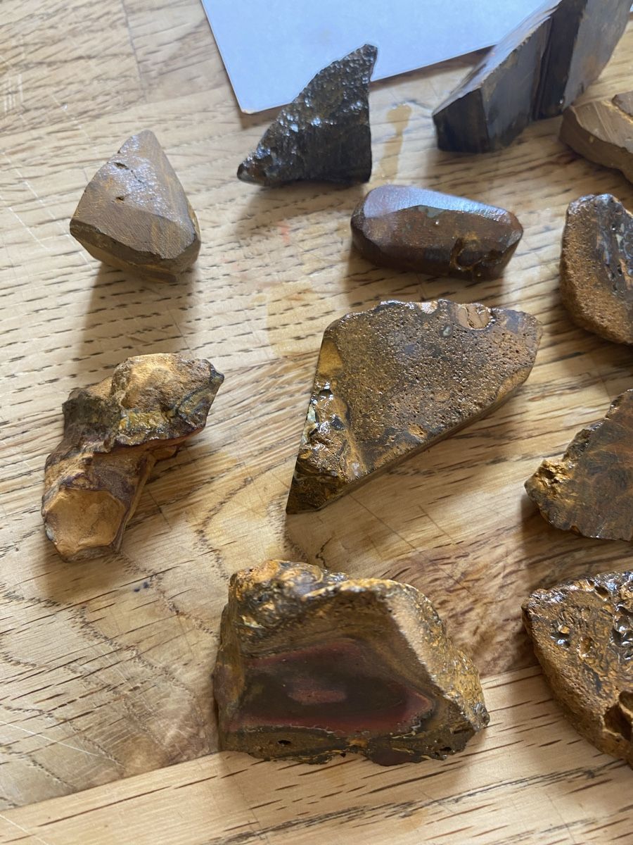 Edelsteine: 16 Boulder Rohopale – Gebraucht aus Flawil von Naphtali 1