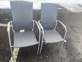 2Gartenstühle