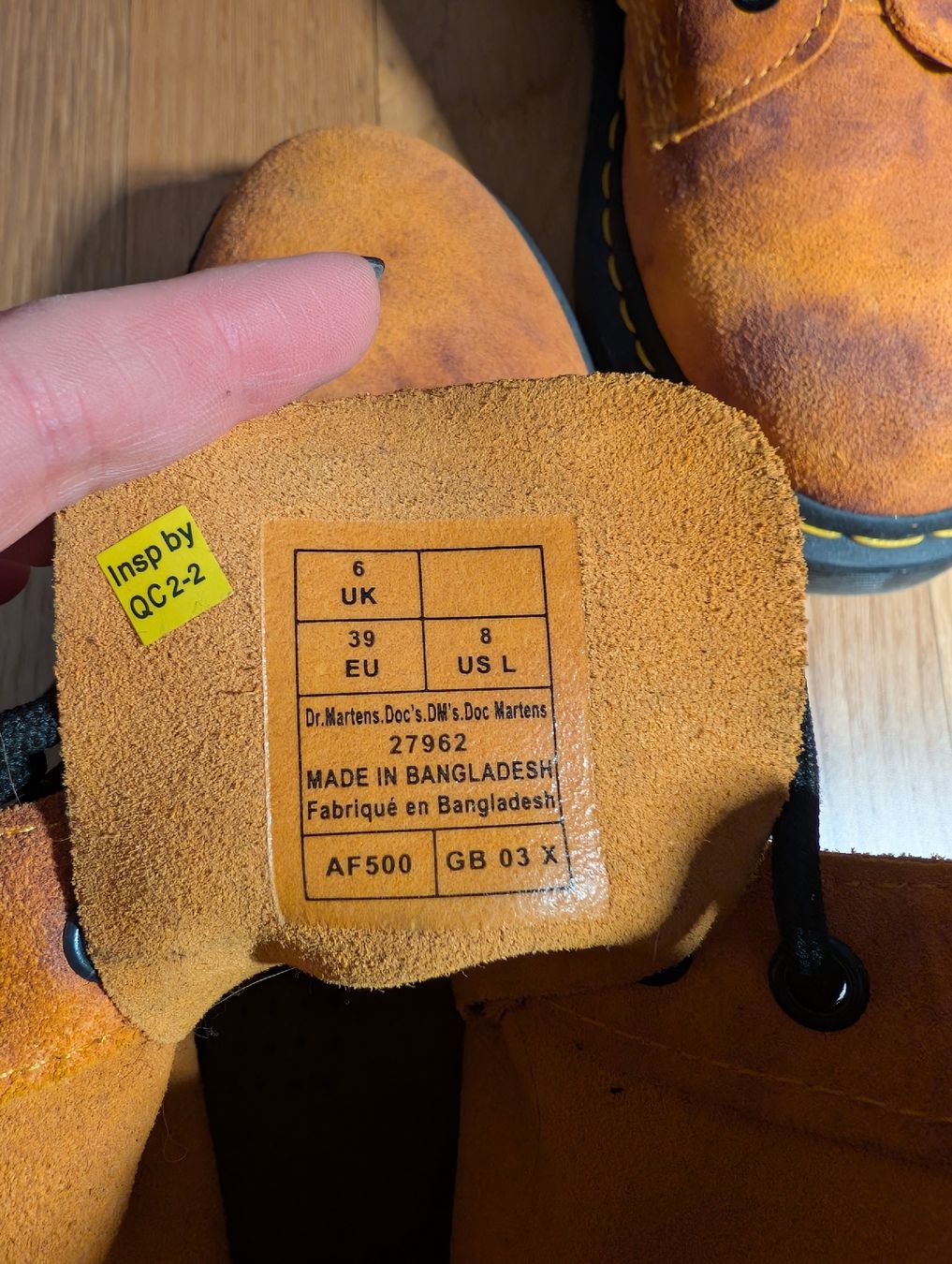 Dr. Martens Scarpe da uomo: Dr. Martens 1460 Pascal Burnt Orange, EU 39 – Nuovo (secondo la descrizione) da Küssnacht am Rigi venduto da Viviane1005 3