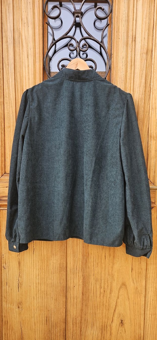 Blusen: Manchesterbluse Petrol – Gebraucht aus Hüttlingen von Thurgi85 2