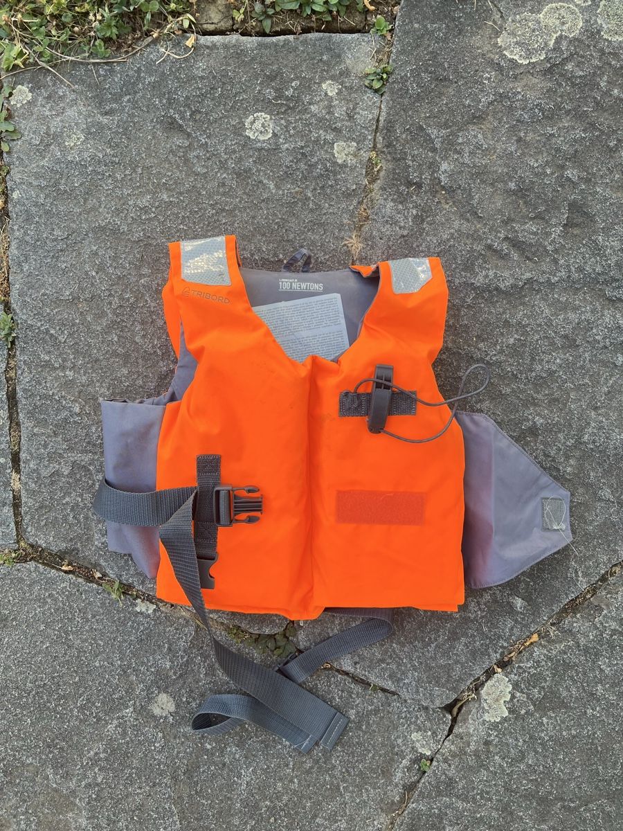 Giubbotti di salvataggio: Tribord Kinder Rettungsweste 100N orange  – Nuovo (secondo la descrizione) da Basel venduto da Isi_takes_it_easy 1