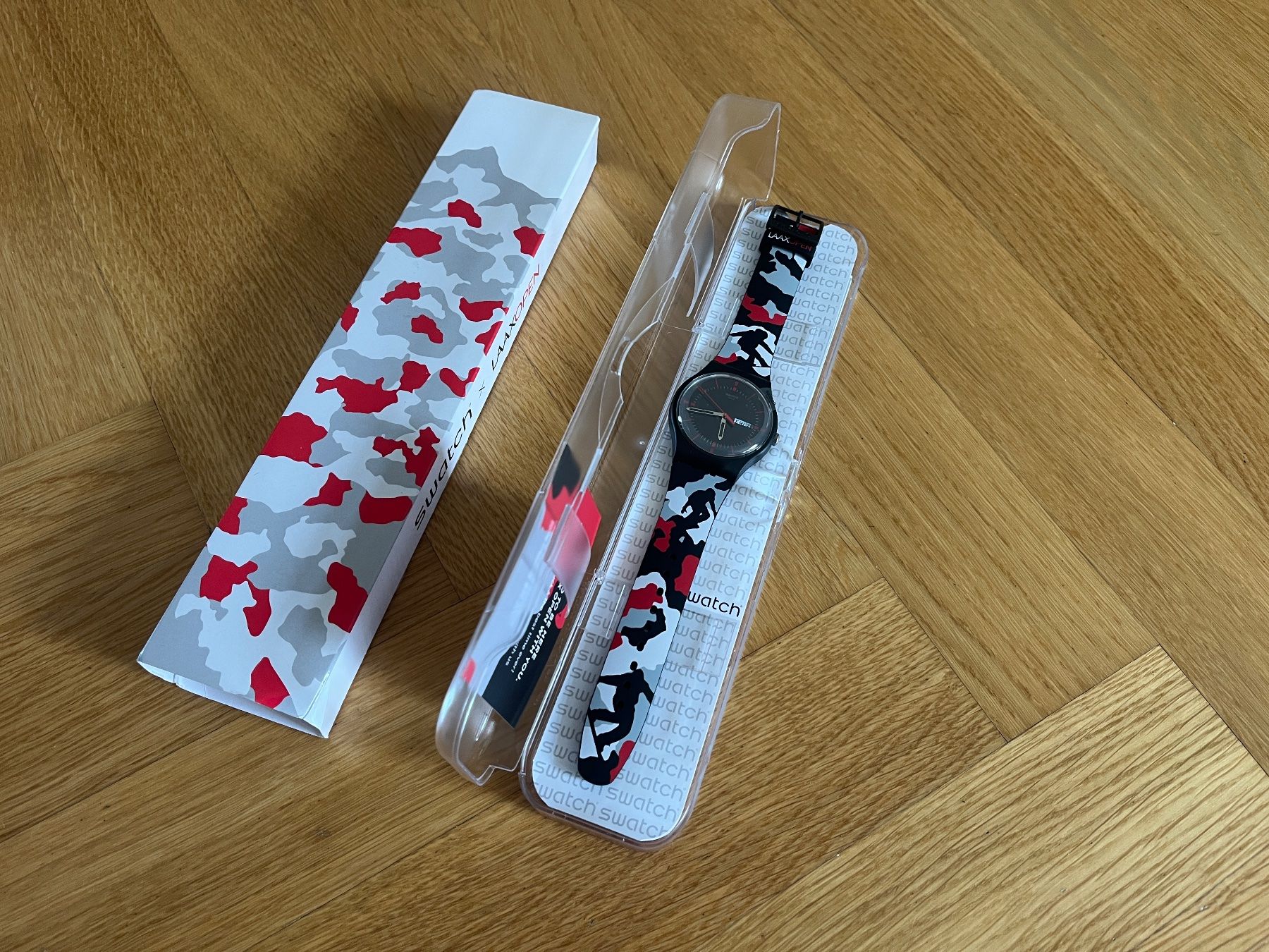Swatch Orologi: Swatch x Laax Open Sonderedition mit OVP – Usato da Zürich venduto da bretxo 1