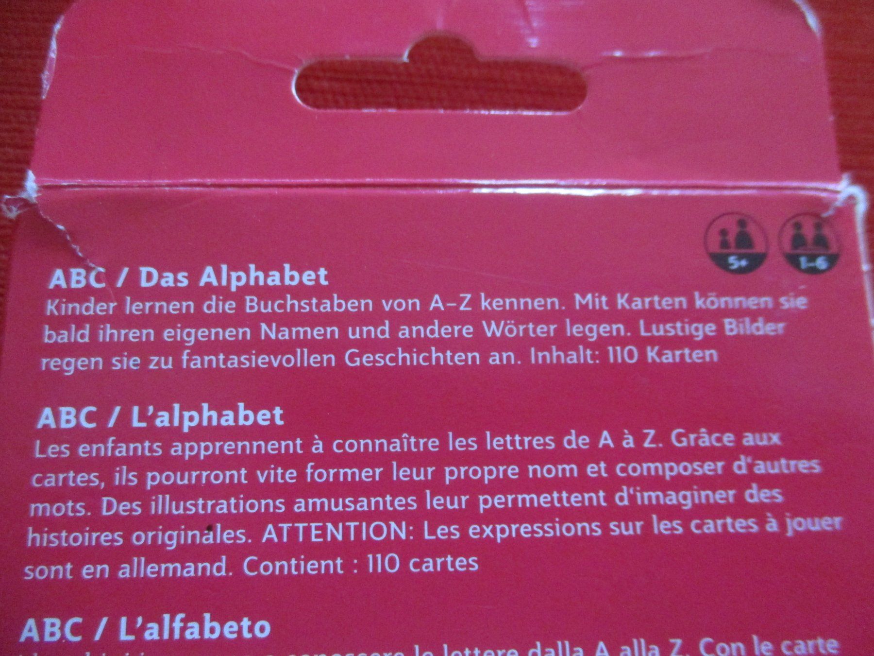Spiele: Globi Kartenspiel ABC – Gebraucht aus Birsfelden von alles-muss-raus 1