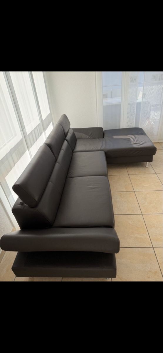 Sofas: Echt Leder Couch in braun  – D'occasion à Wittenbach par mat_s6sl