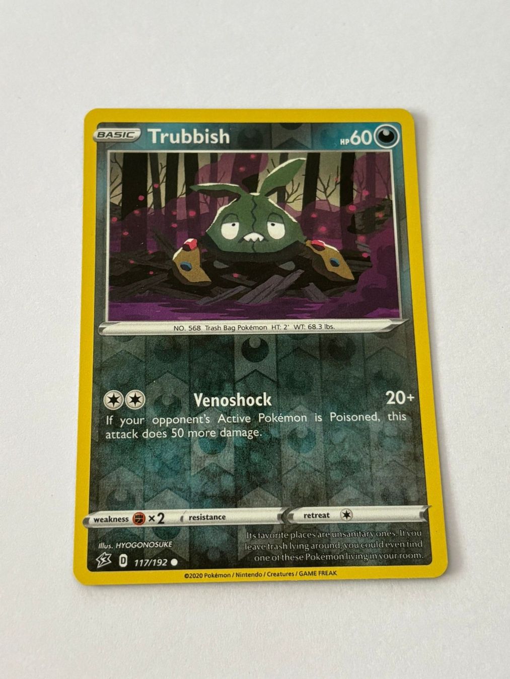 Pokémon Sammelbilder & Trading cards: Trubbish 117/192 – Gebraucht aus Herisau von Seyashop_2