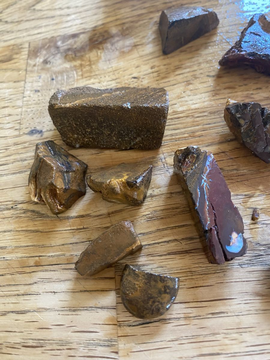 Edelsteine: 12 Boulder Rohopale  – Gebraucht aus Flawil von Naphtali 6