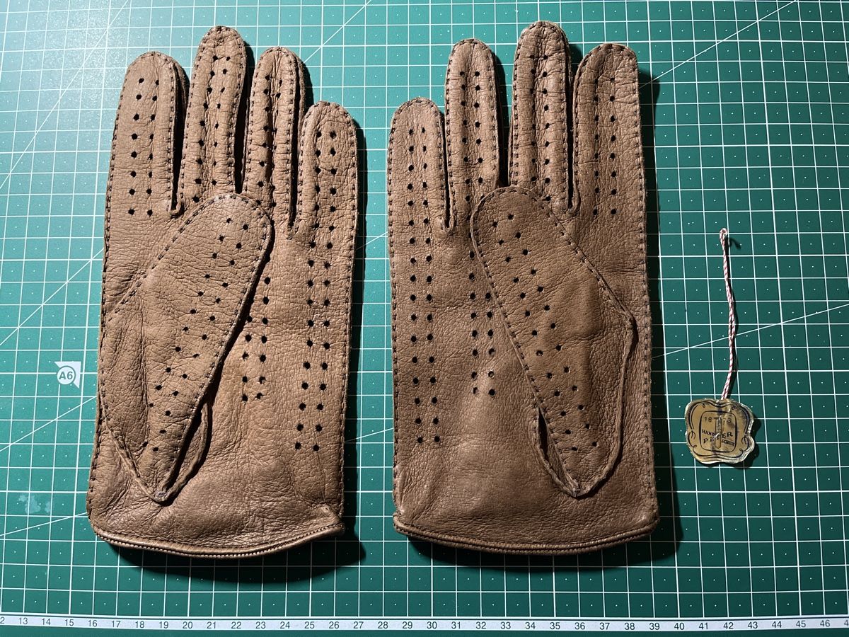 Altri accessori da uomo: Vintage Lederhandschuhe, braun, Grösse 8.5 – Usato da Giffers venduto da MrJoggo 1