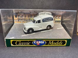 Corgi Classic Morris Minor Van "The Sunday Times" 1:43 OVP