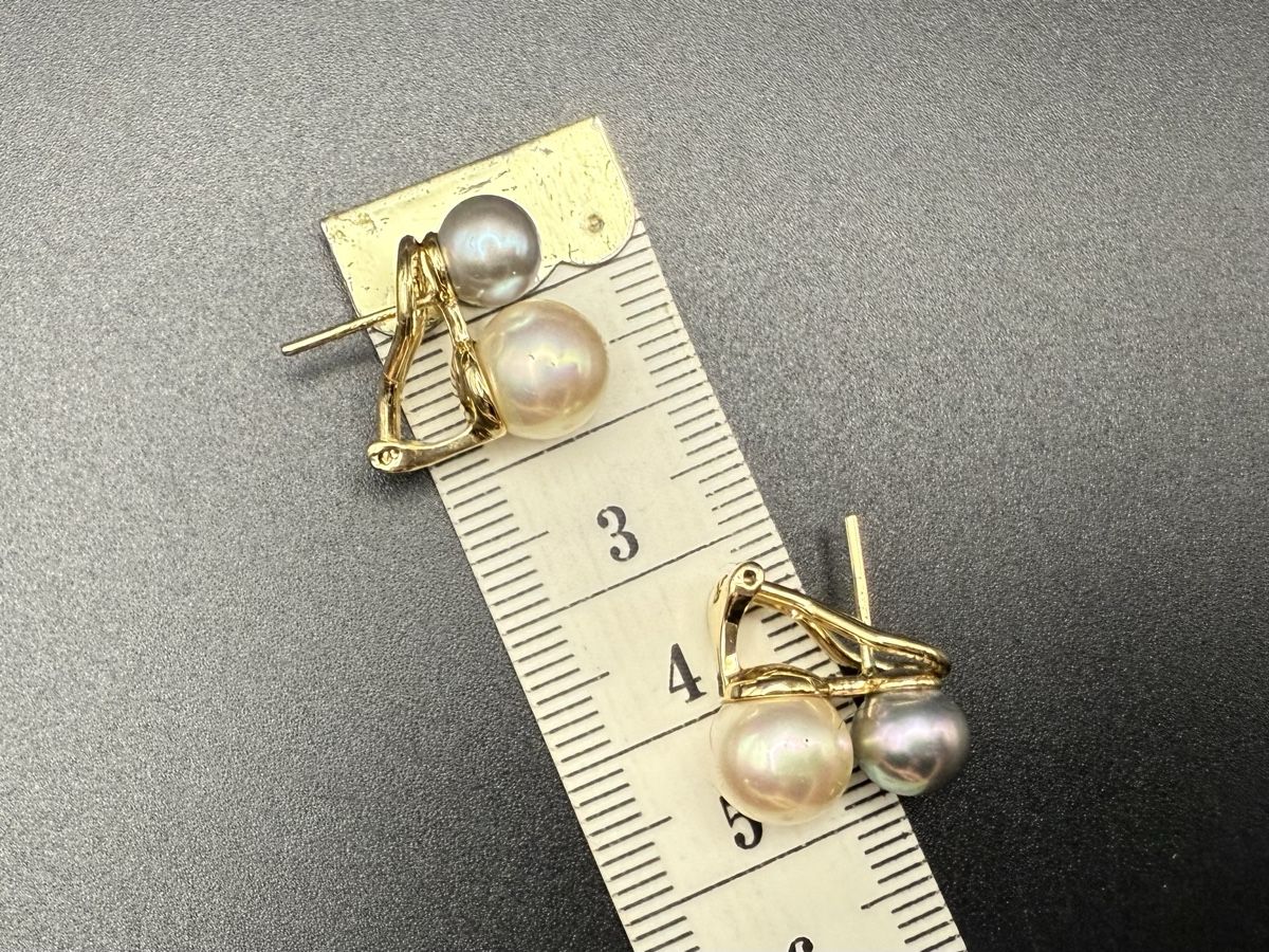 Orecchini pendenti & Orecchini a lobo: Elegante Ohrringe mit Perlen, Vintage – Usato da Lamone venduto da LaCantinaMagica 9