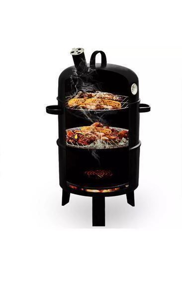 Griglie: +Holzkohlengrill Smoker Räucher – Nuovo e nell'imballaggio originale da Amriswil venduto da JaJa-Express 1