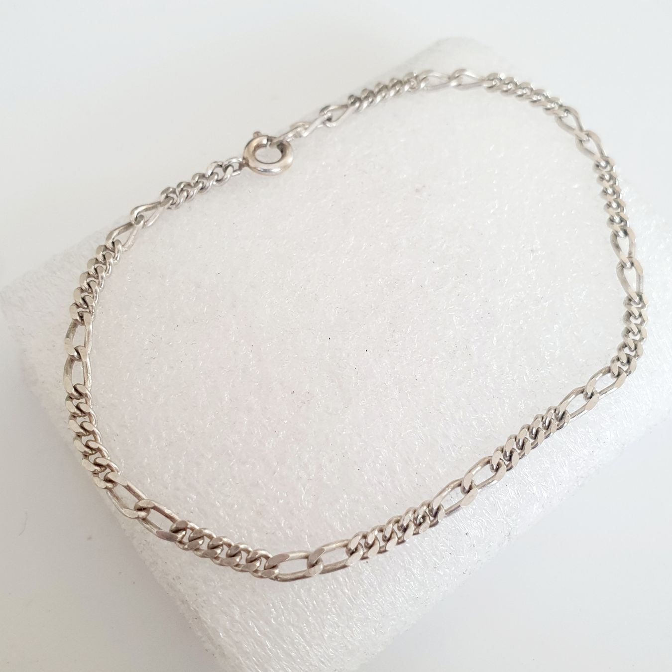 Bracciali & Braccialetti: Silber-Armband Figaro 925 Silber – Usato da Kreuzlingen venduto da Wunderkiste123