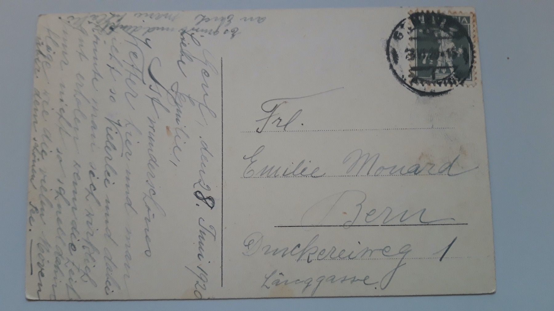 Cartoline postali: Geneve VUE PRISE DE LA JETEE – Usato da Sargans venduto da nicsam1815 1
