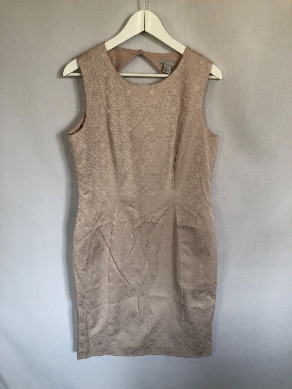 H&M Vestiti: Robe sans manches rose pâle texturée H&M 42 neuve – Nuovo e nell'imballaggio originale da Coppet venduto da Vanessamode