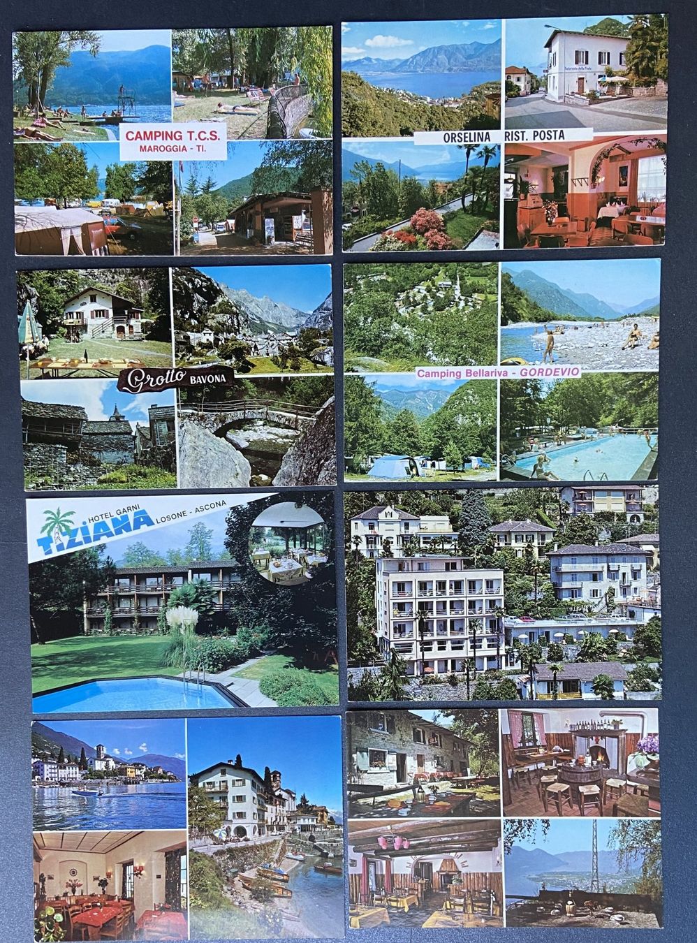 Ansichtskarten: 26er Set Ansichtskarten  farbig Tessin – Gebraucht aus Böckten von Hansi36