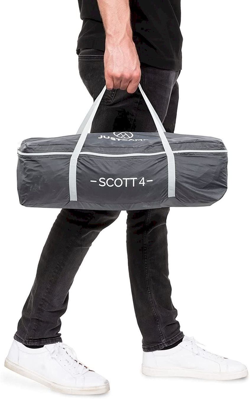 Zelte: Justcamp Scott 4 Campingzelt Dark – Neu und originalverpackt aus Bottighofen von zaap 5