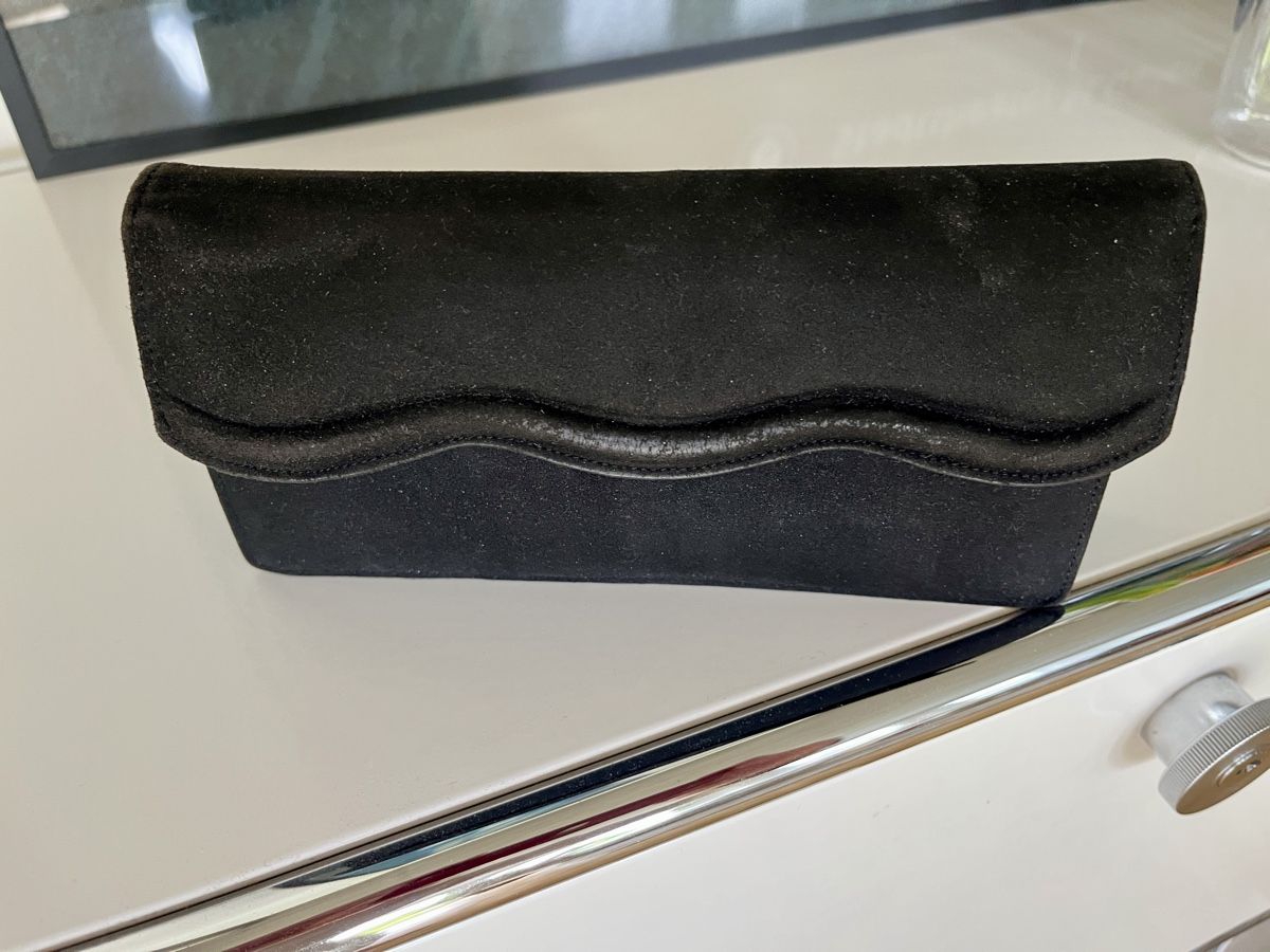 Borse da donna: Elegante Clutch / Abendtasche, Wildleder – Usato da St. Gallen venduto da reg_f8h8