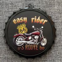 Easy Rider Route66 Metal Art Schild