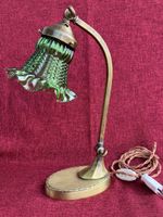 Antik Messing Jugendstil Tischlampe Top Zustand um1930